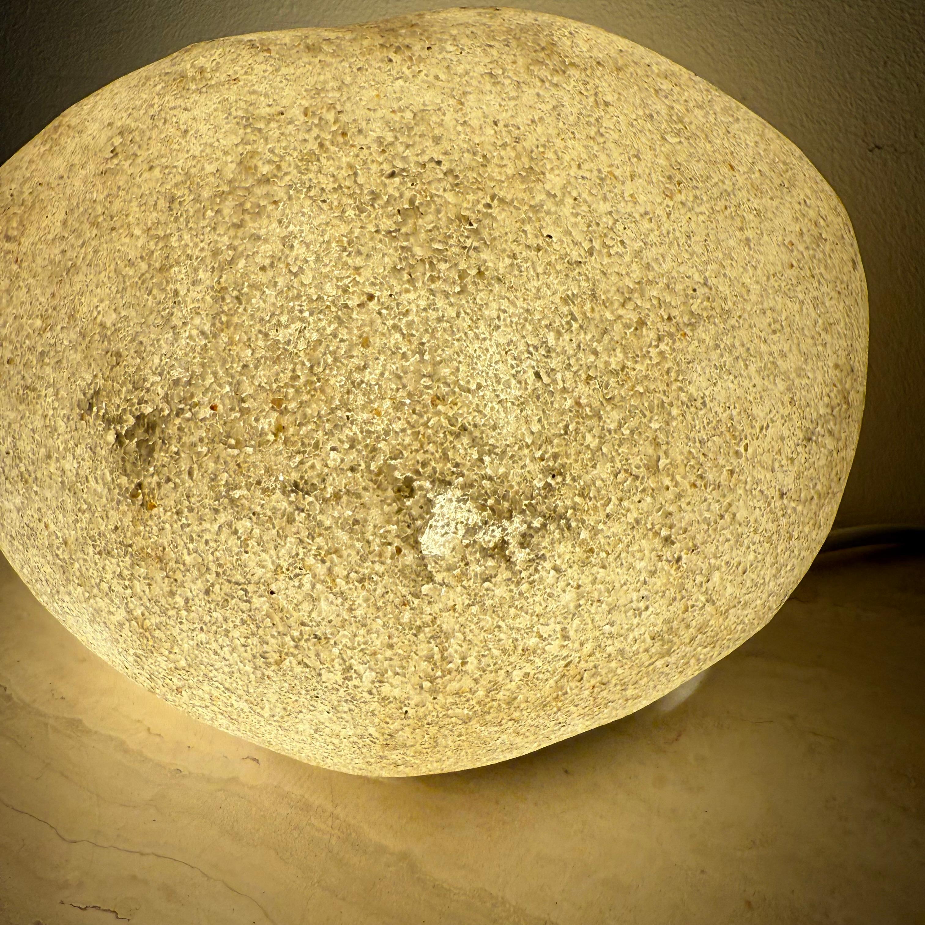 Moon rock dora lamp by André Cazenave for Singleton, 1960’s en venta 2