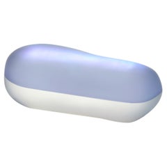 Moon Rock ii, a Clear and Iridescent Glass Rock / Pebble Sculpture by Jon Lewis