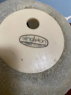 Mondsteinlampe 'Dora' von André Cazenave für Singleton