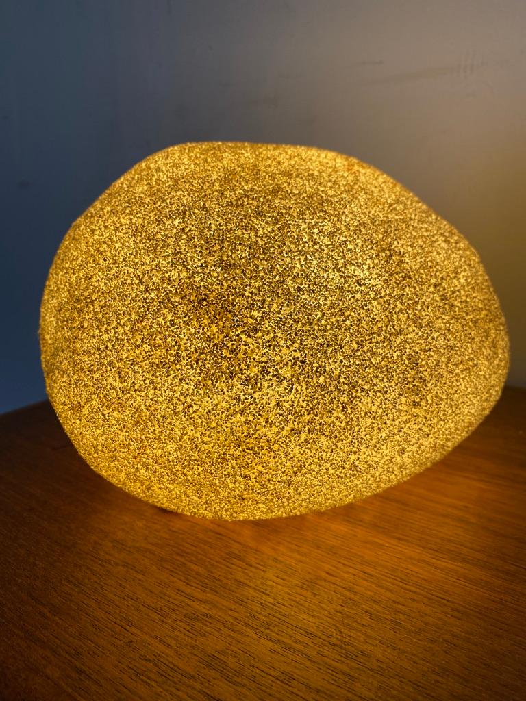 Mid-Century Modern Lampe Moon Rock 'Dora' par André Cazenave pour Singelton