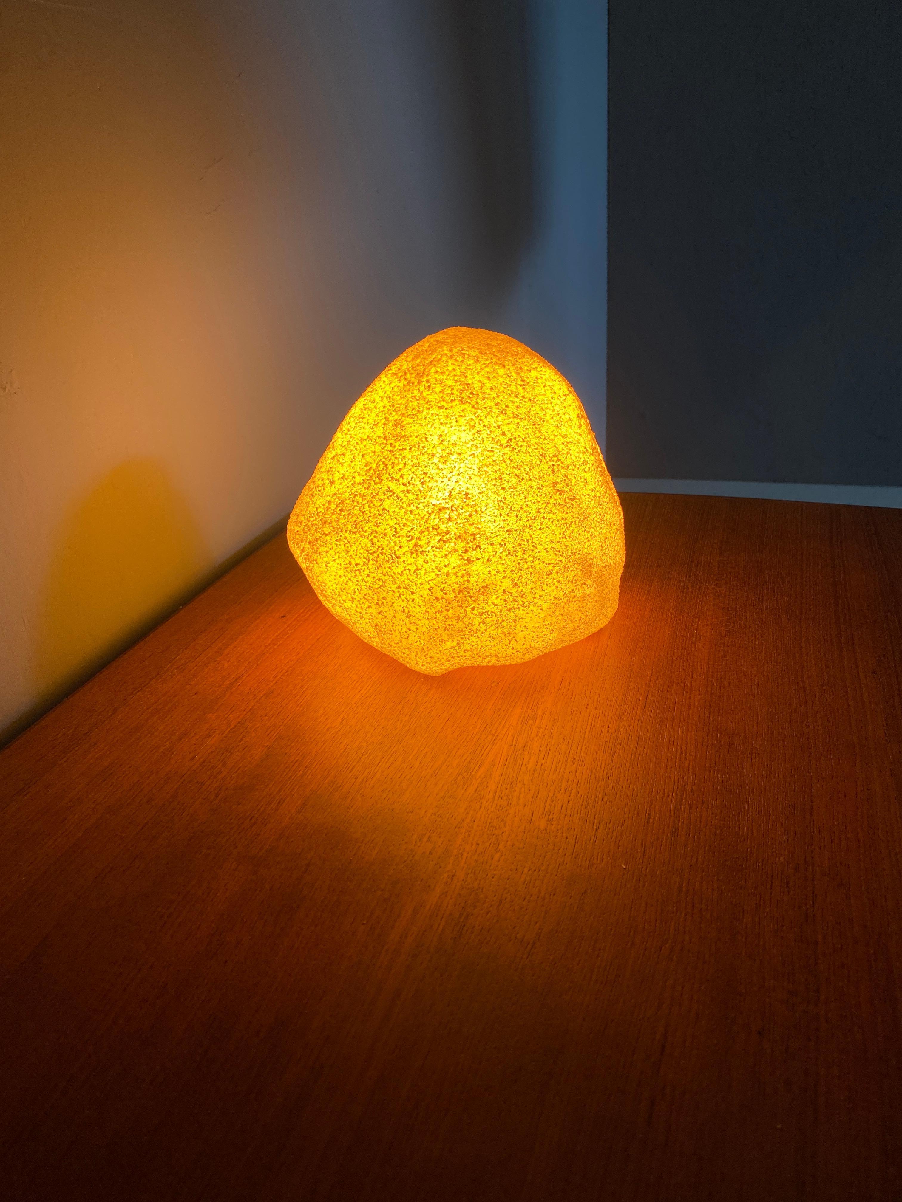 Mid-Century Modern Moon Rock lamp 'Dora' by André Cazenave for Singleton