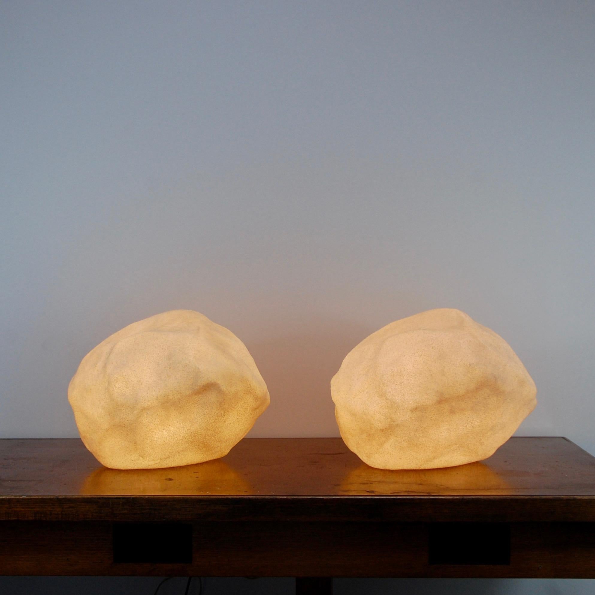 Moon Rock Lamps by Singleton In Good Condition In Los Angeles, CA