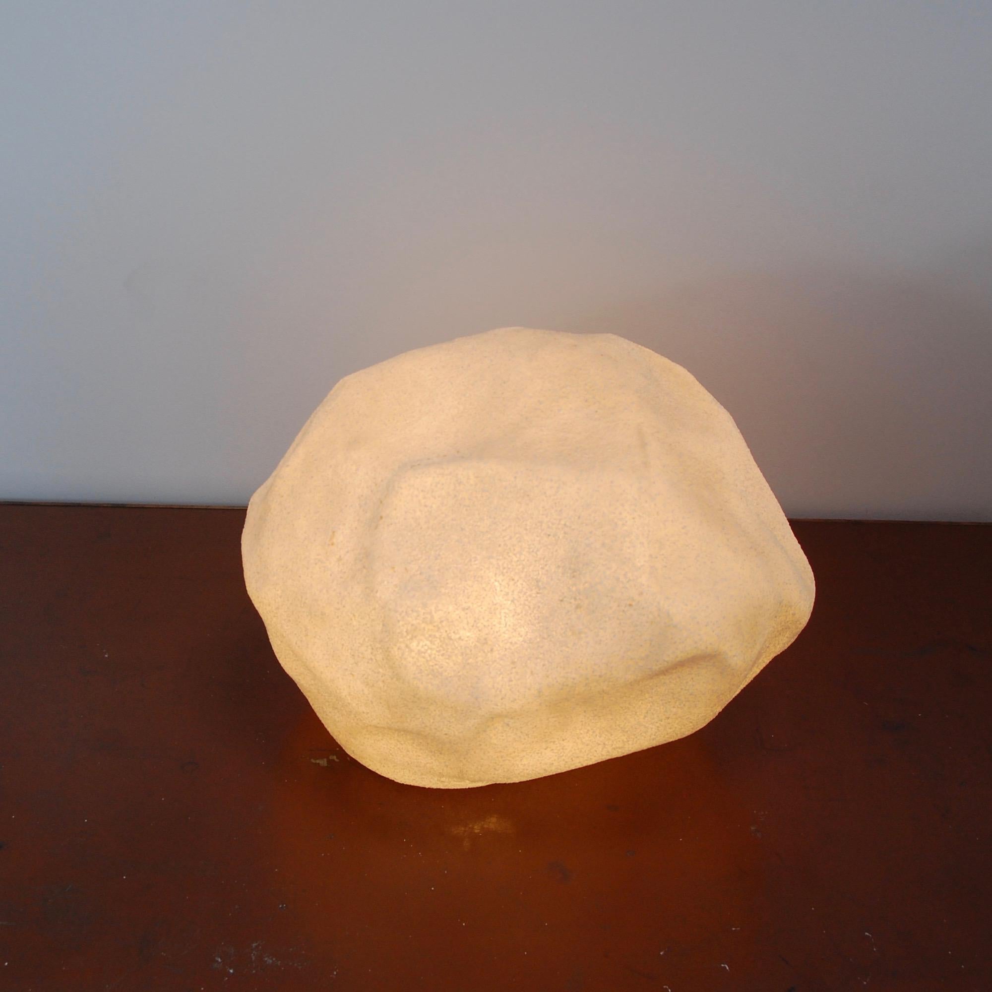 Resin Moon Rock Lamps by Singleton