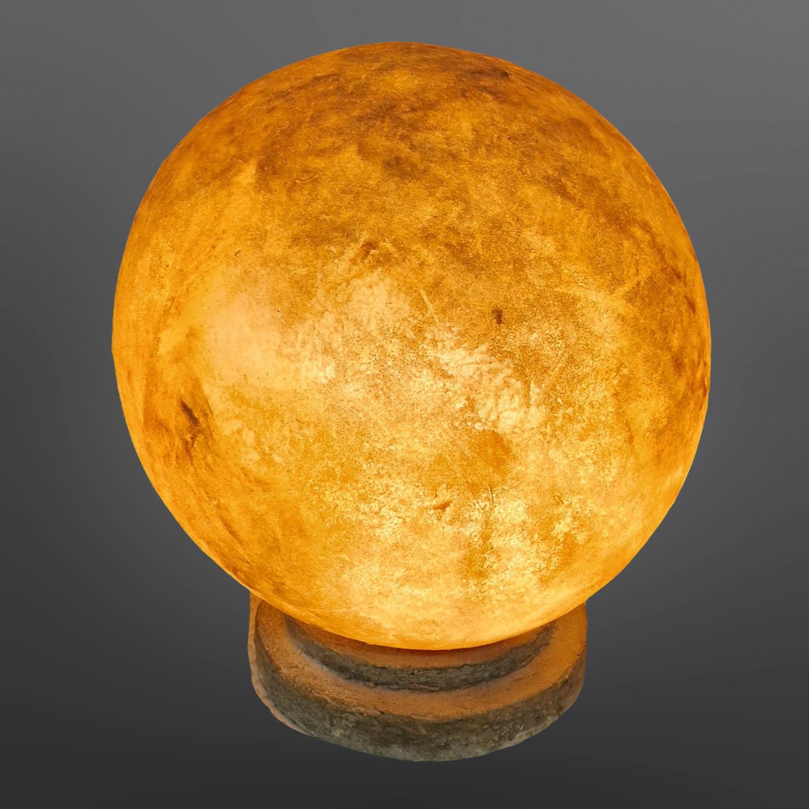 Lampe de table de style roche de lune fabriquée en fibre de verre, France, années 1970 Bon état - En vente à ECHT, NL