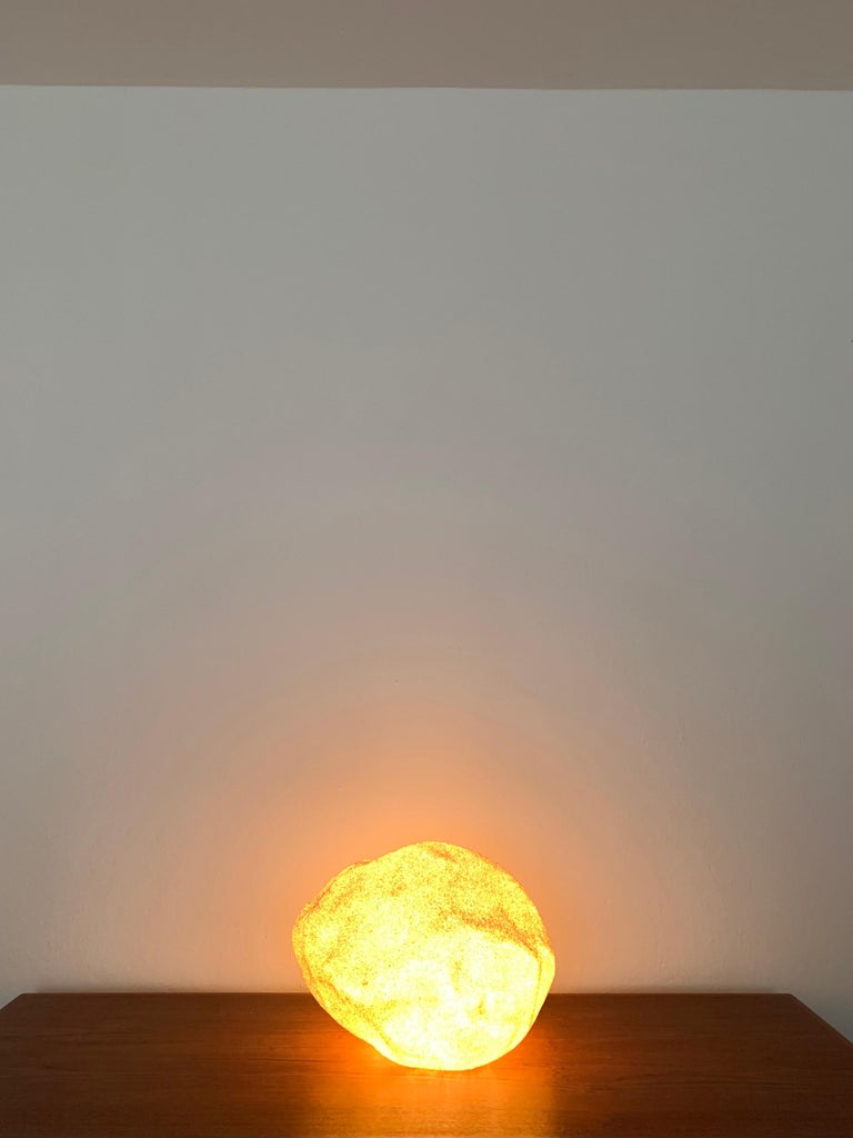 Moon Rock Table Lamp by Andre Cazenave for Singletron For Sale 3