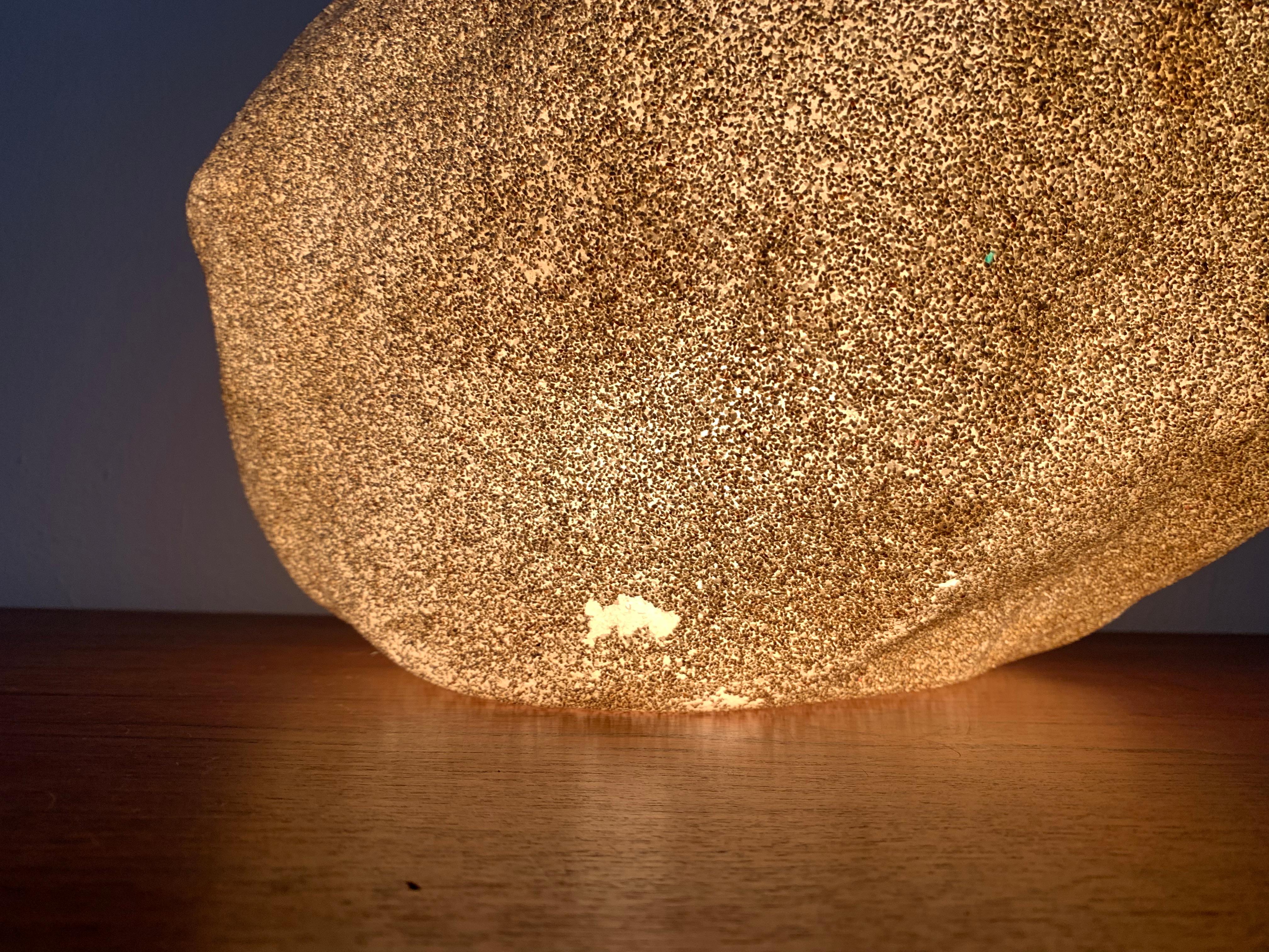 Lampe de table Moon Rock d'André Cazenave pour Singletron 6