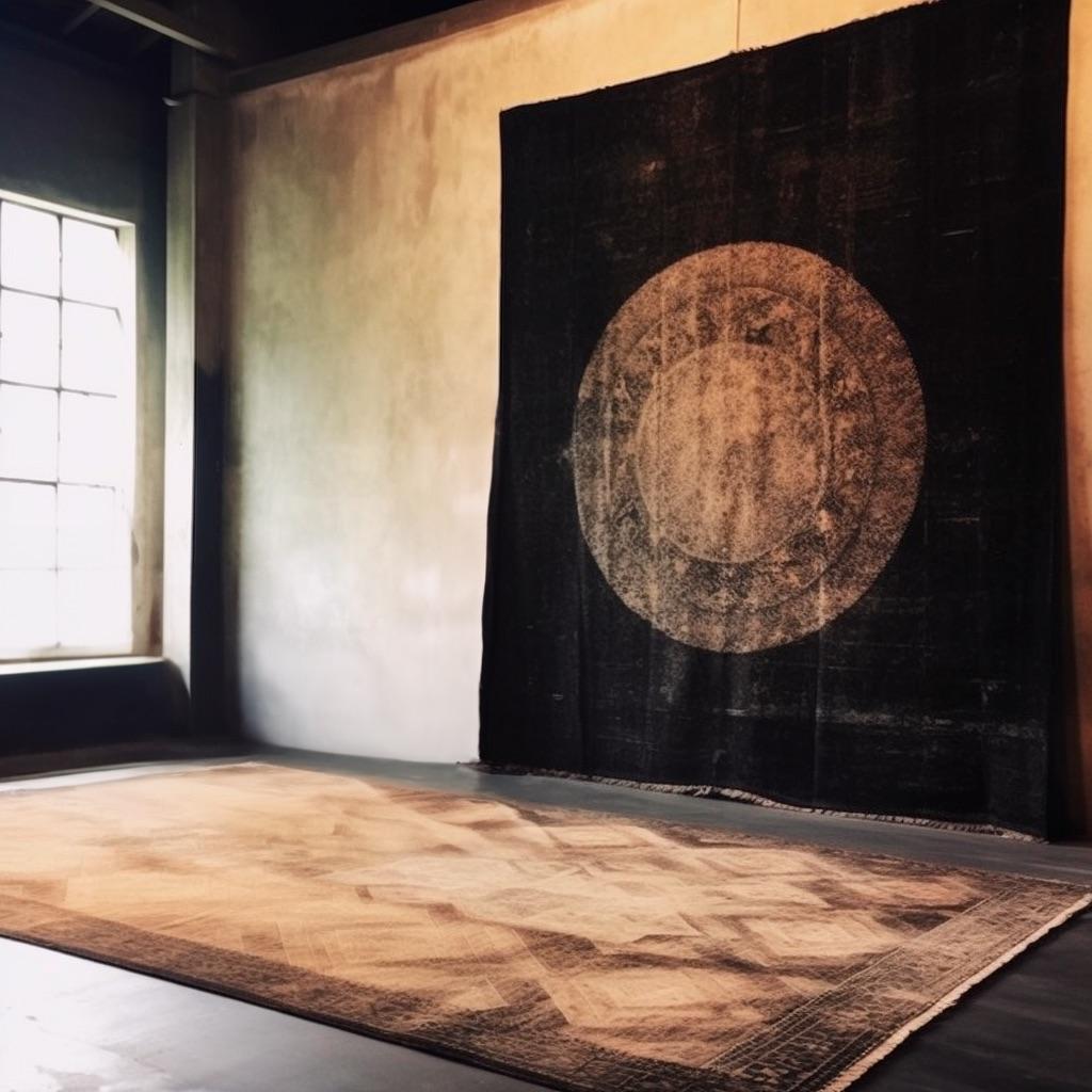 Modern Moon Rug For Sale