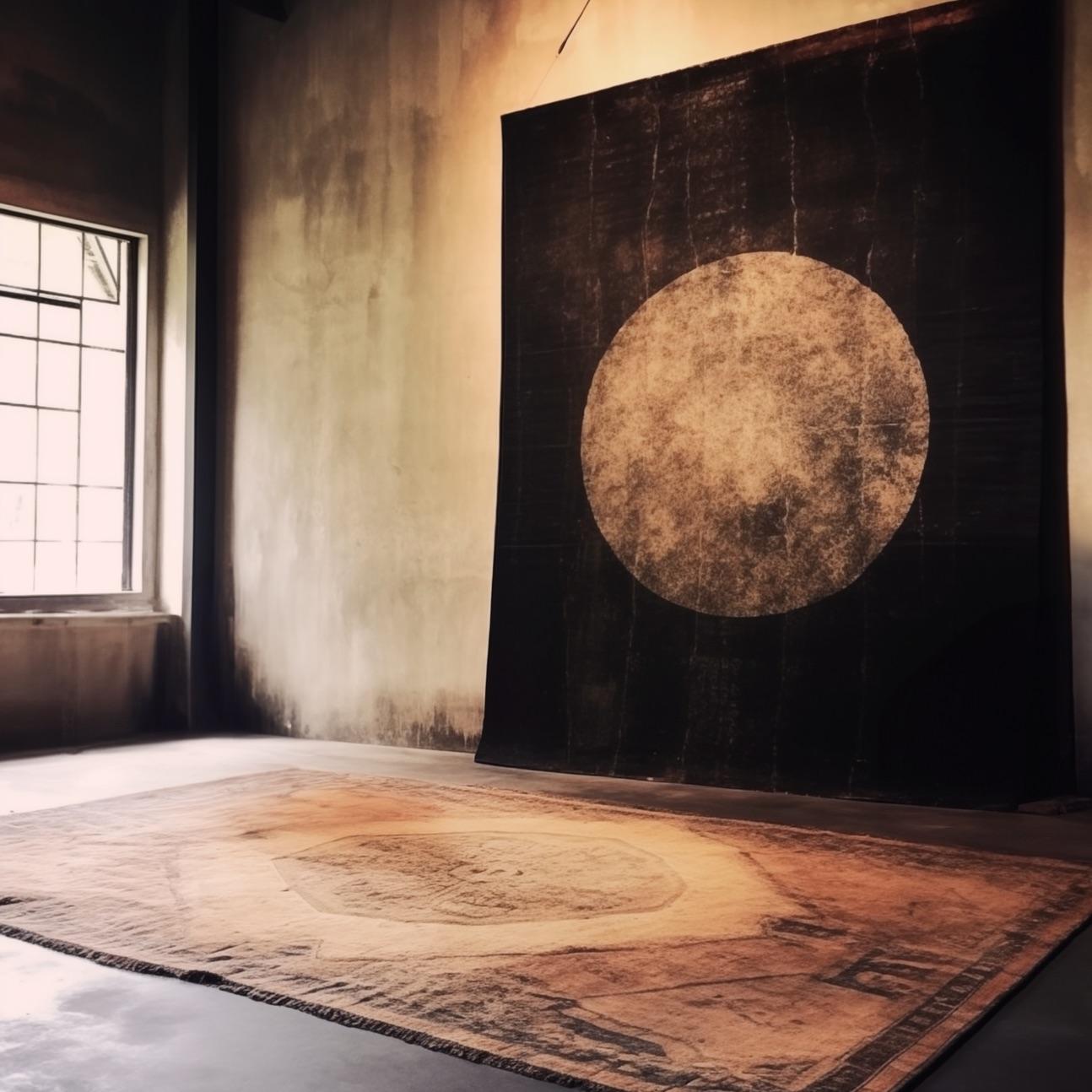 Indian Moon Rug For Sale