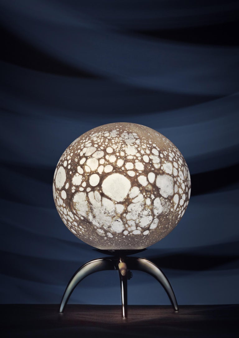 Moon Sculpted Table Lamp, Ludovic Clément d’Armont at 1stDibs
