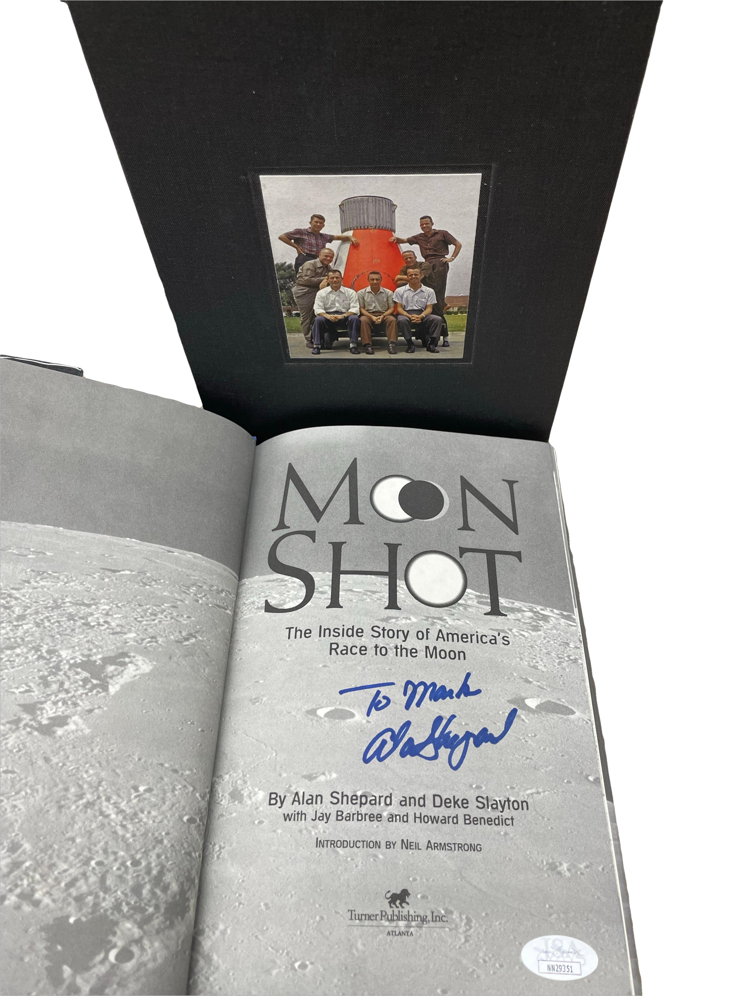 American Moon Shot by Alan Shepard and Deke Slayton, Inscribed by Shepard, First Edition
