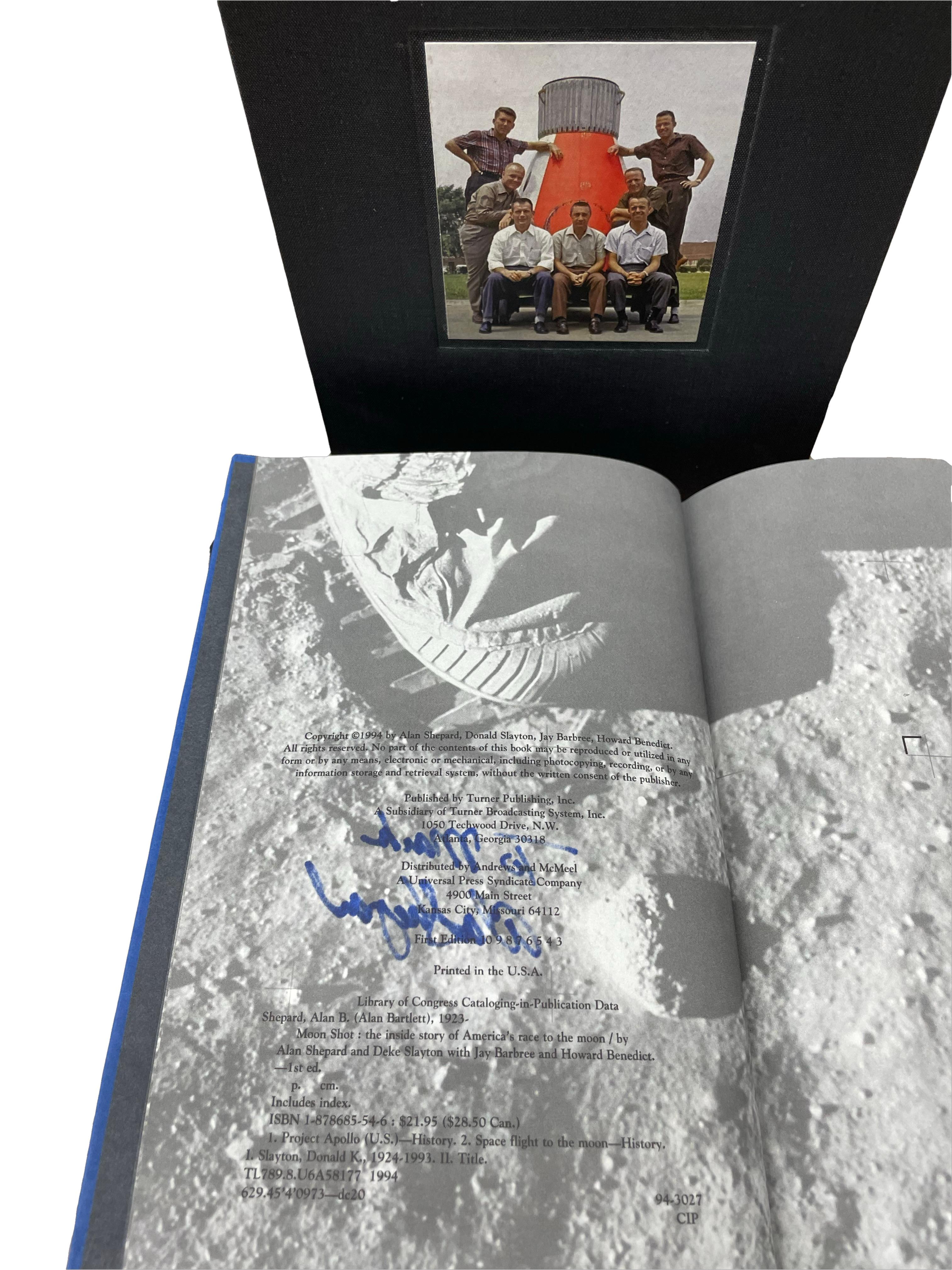 Moon Shot by Alan Shepard and Deke Slayton, Inscribed by Shepard, First Edition In Good Condition In Colorado Springs, CO