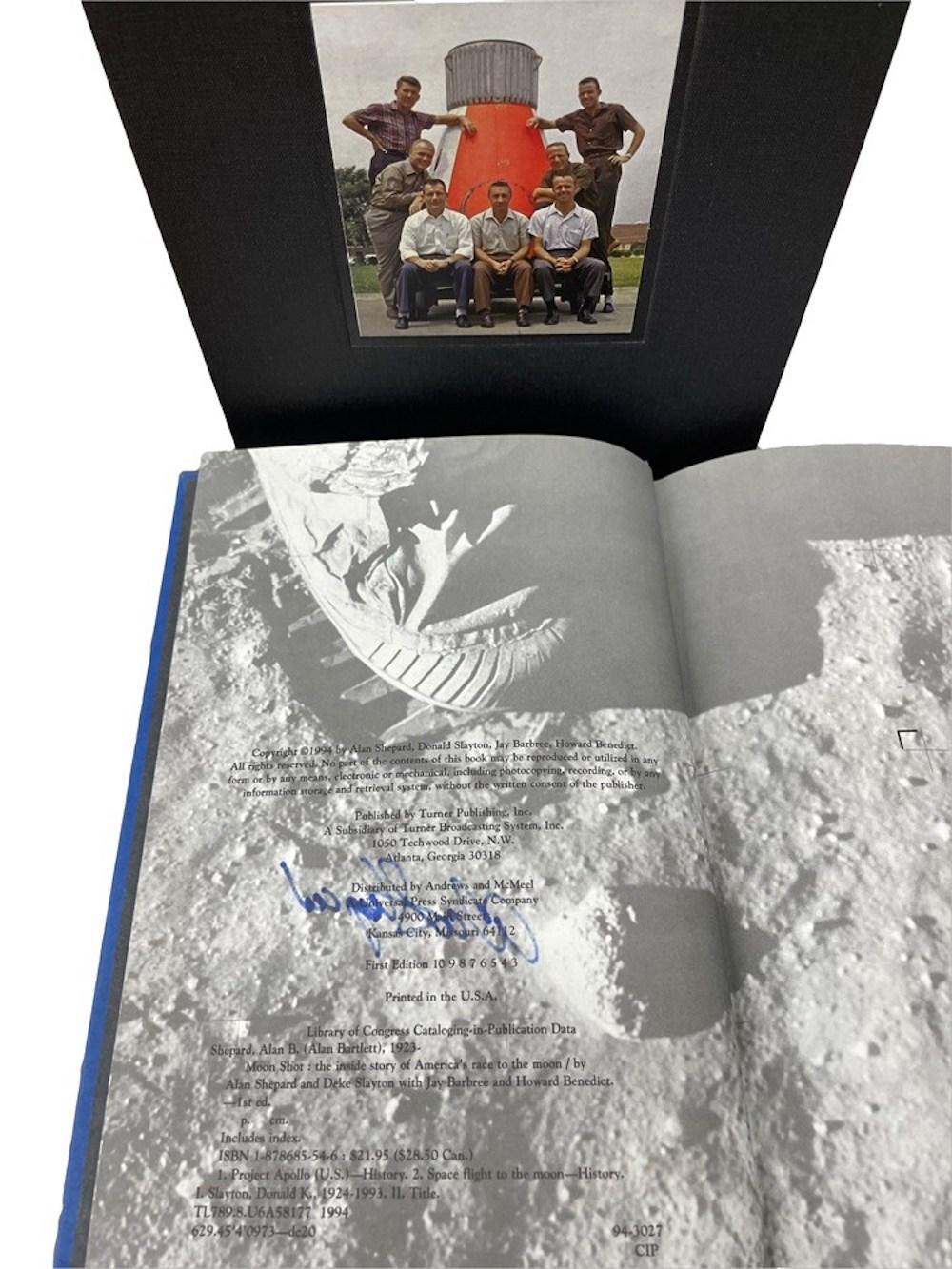 Modern Moon Shot, By Alan Shepard and Deke Slayton, Signed by Shepard, First Edition 