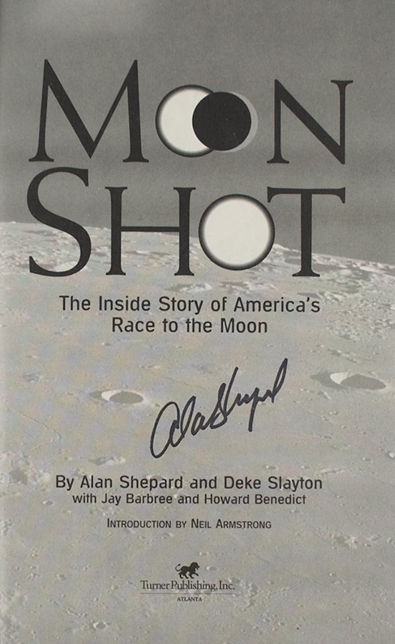 Modern Moon Shot, By Alan Shepard and Deke Slayton, Signed by Shepard, First Edition For Sale