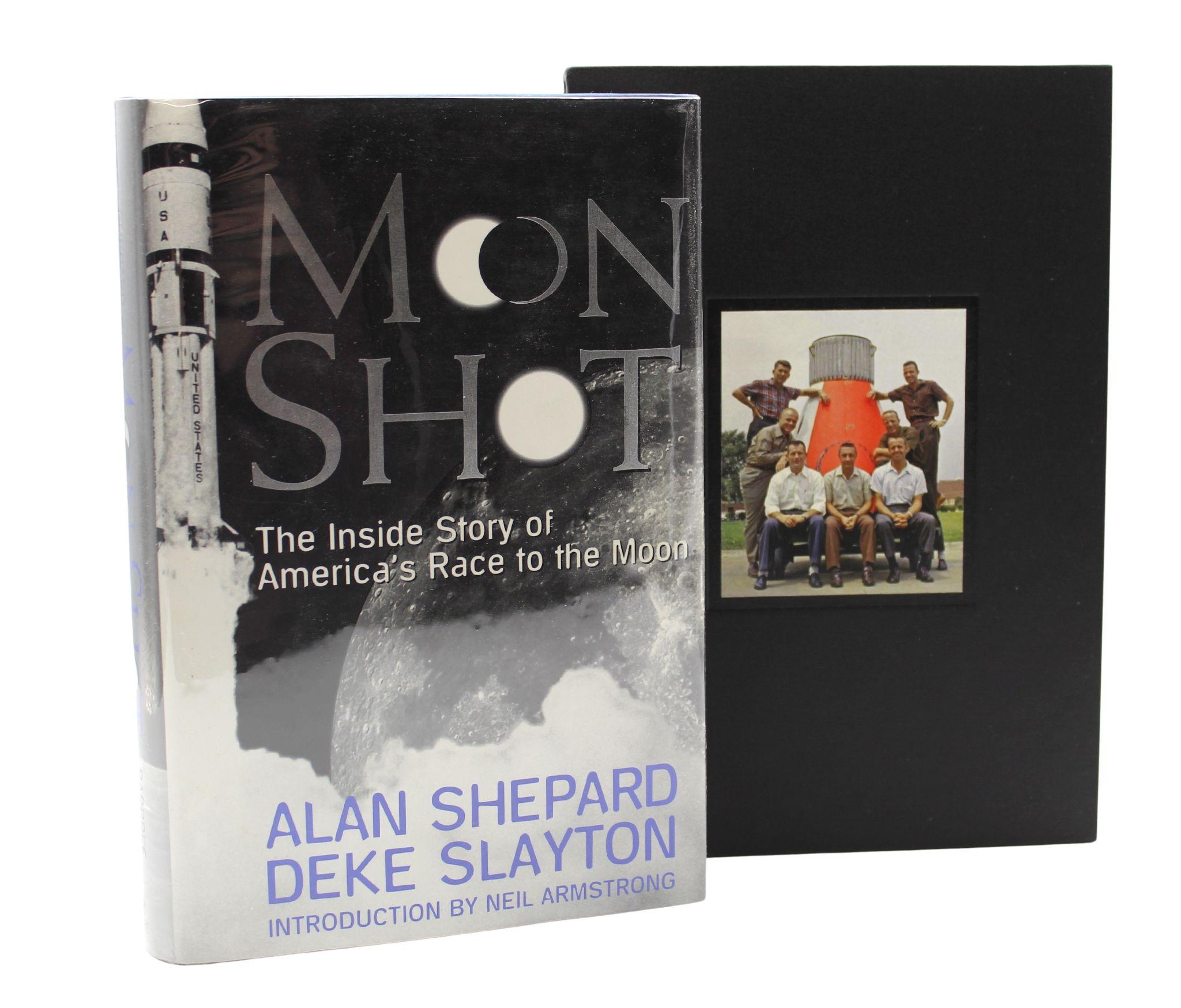 Paper Moon Shot, Signed by Alan Shepard, First Edition in Original Dust Jacket, 1994 For Sale