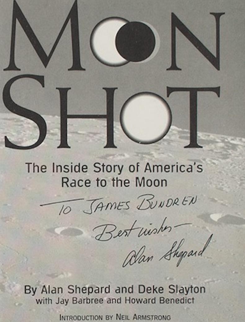 Moon Shot: the Inside Story of America's Race to the Moon, Signed by Shepard In Good Condition In Colorado Springs, CO