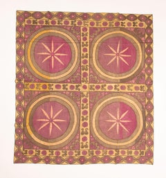 Moon Sky ‘Ai Palak ‘ Suzani from Tashkent Uzbekistan, Early 20th C.