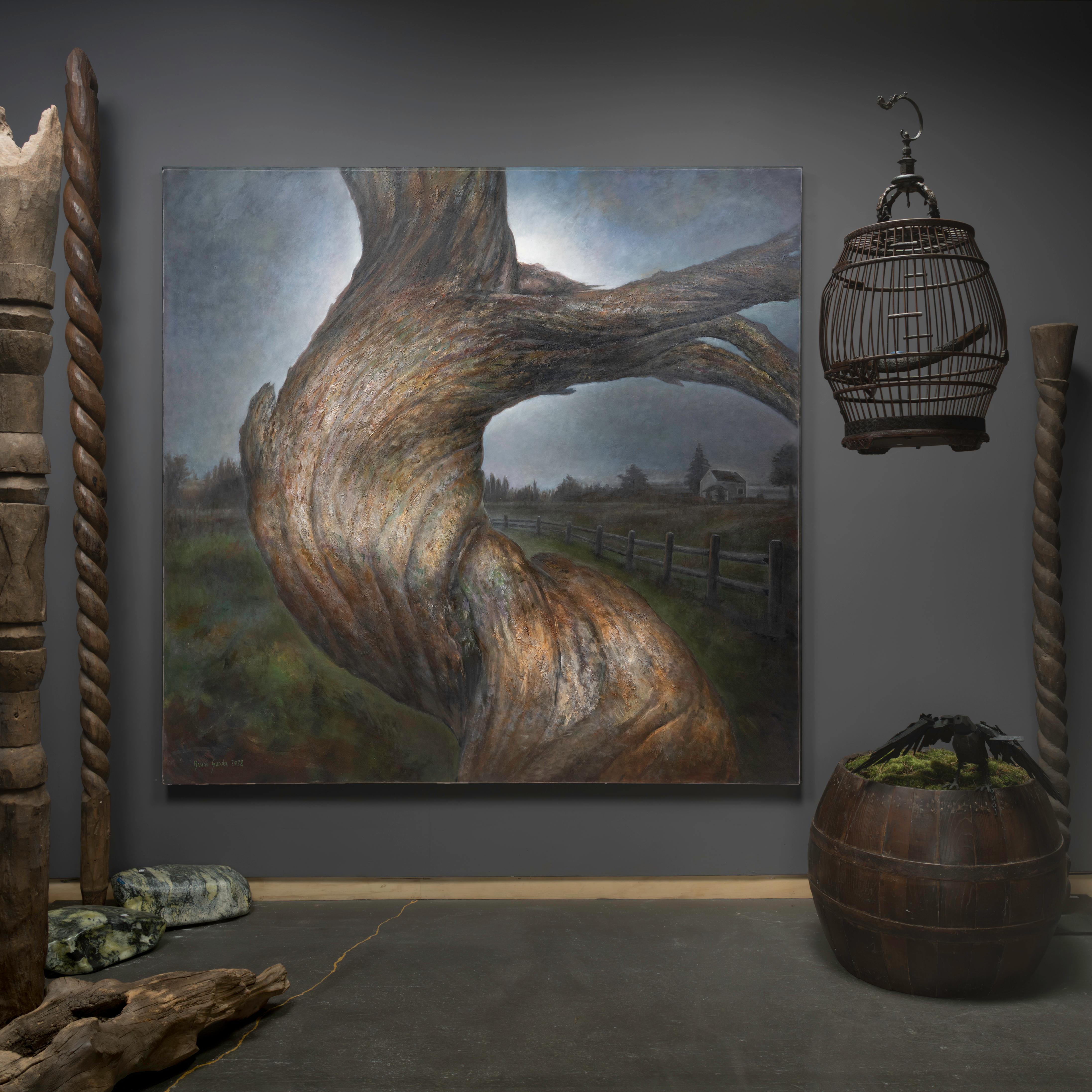 Bruno A. Surdo, pintor de bellas artes afincado en Chicago, tiene formación clásica en dibujo y pintura al óleo según la tradición de los maestros del Renacimiento. Con un gran dominio de la forma humana, Surdo crea composiciones dinámicas de