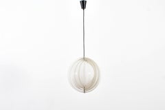 "Moon Suspension" Lamp made to Acrylic by V. Panton for L. Poulsen 60s Denmark