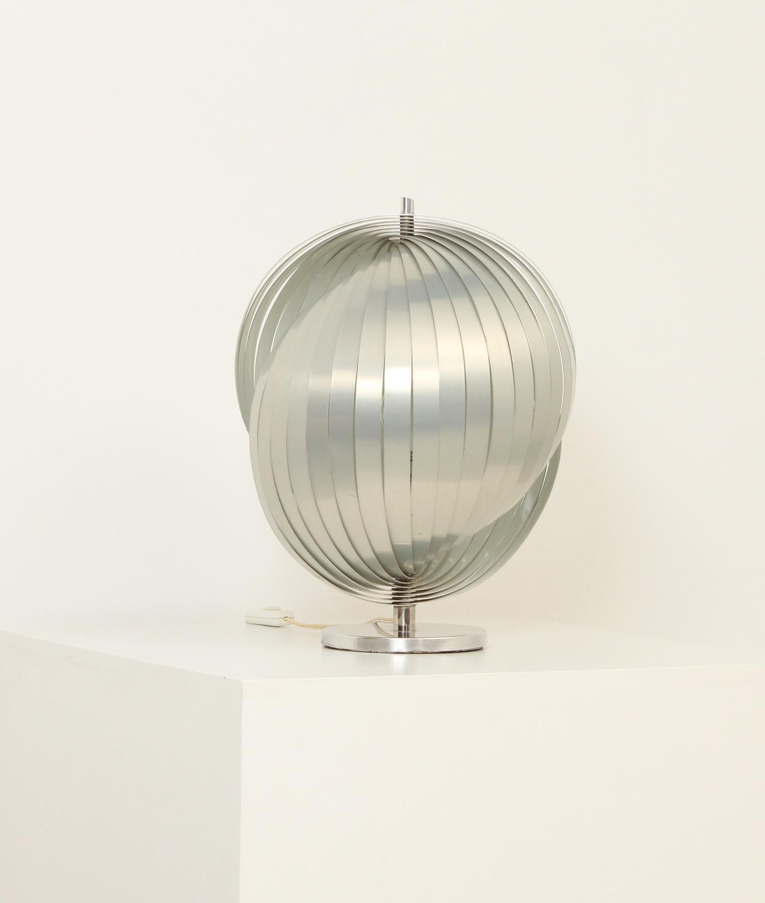 Moon Table Lamp by Henri Mathieu, France, 1972 3