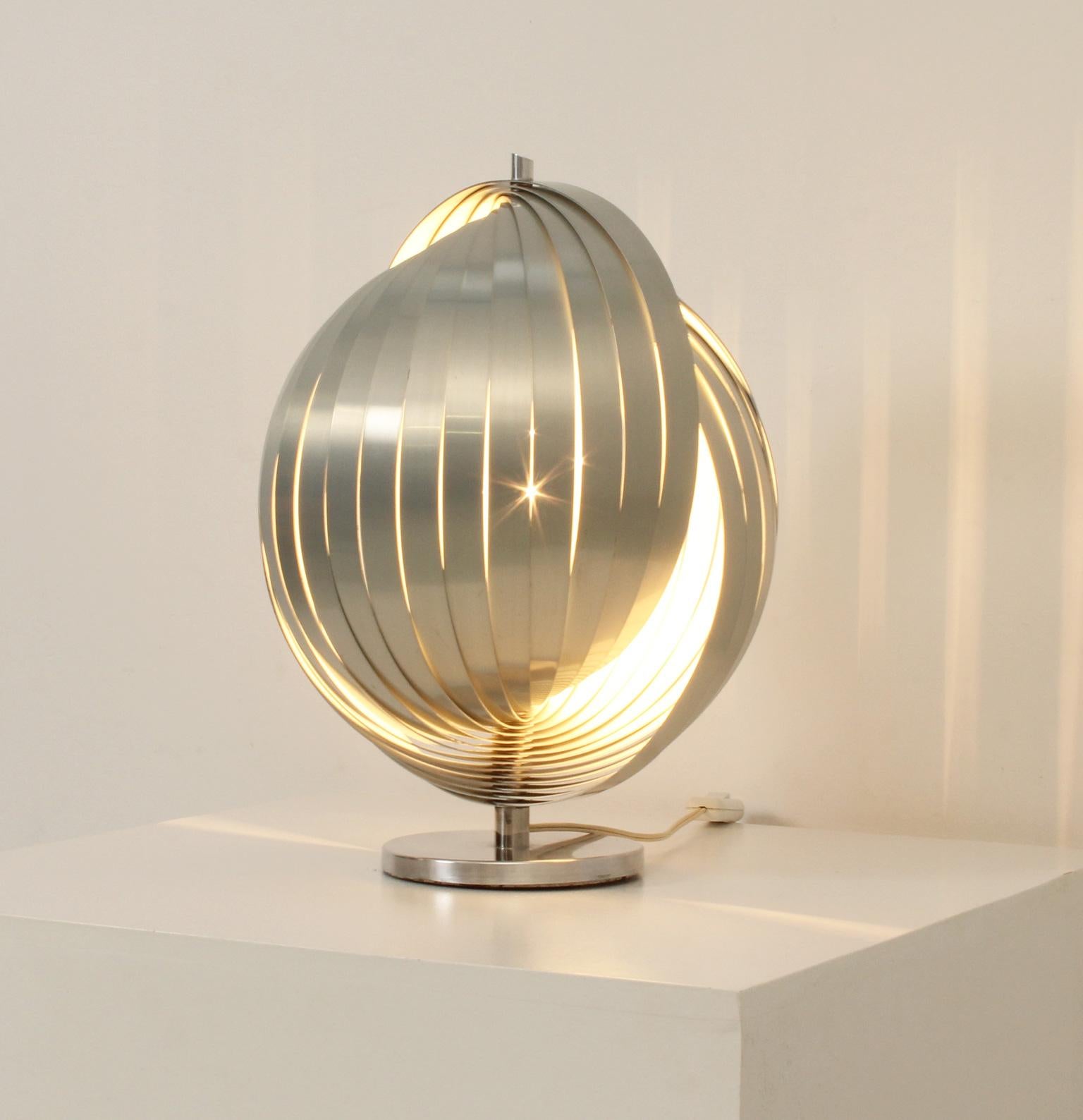 Moon Table Lamp by Henri Mathieu, France, 1972 5