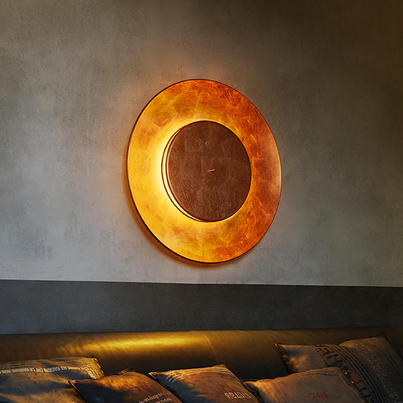 lampara de pared de luna