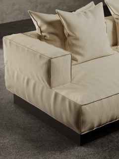 Moonage Daydream Modular Sofa Grand Natté White Fabric