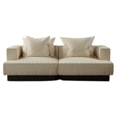 Moonage Daydream Modular Sofa Grand Natté White Fabric