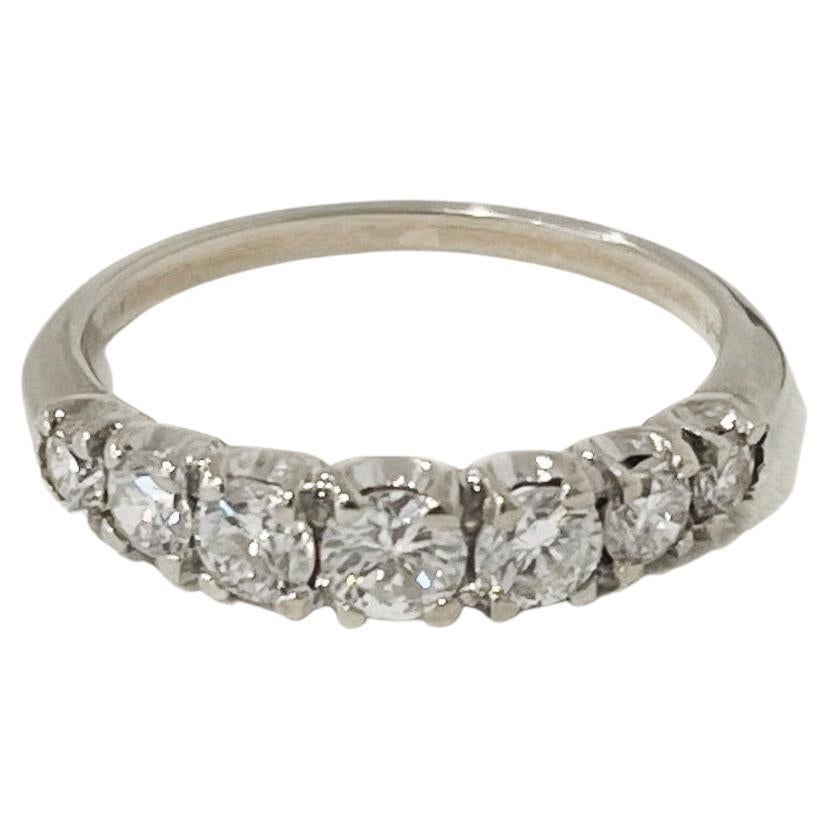 Moonlight Diamond Ring in 14k White Gold