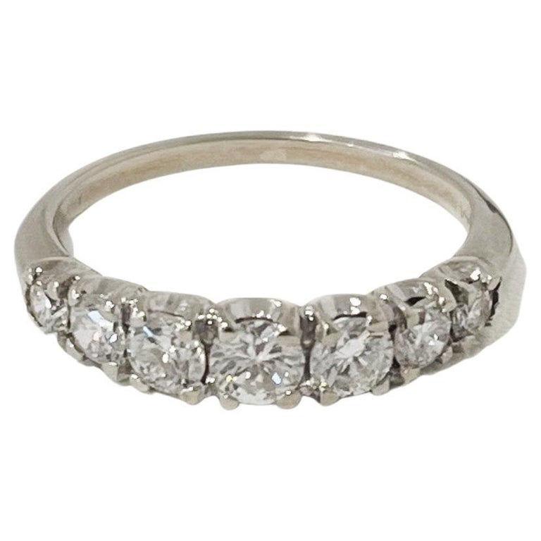Moonlight Diamond Ring in 14k White Gold For Sale at 1stDibs