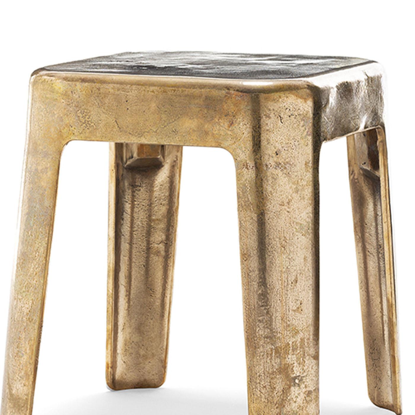 Moonlight Gold Square Outdoor Coffee Table Limited Edition by Exteta In New Condition For Sale In Milan, IT