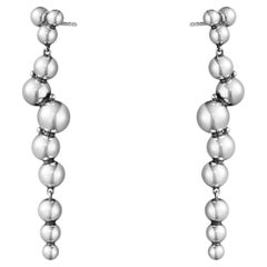 Moonlight Grapes Earrings 551L Silver