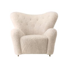 Silla de salón Moonlight Sheepskin the Tired Man by Lassen