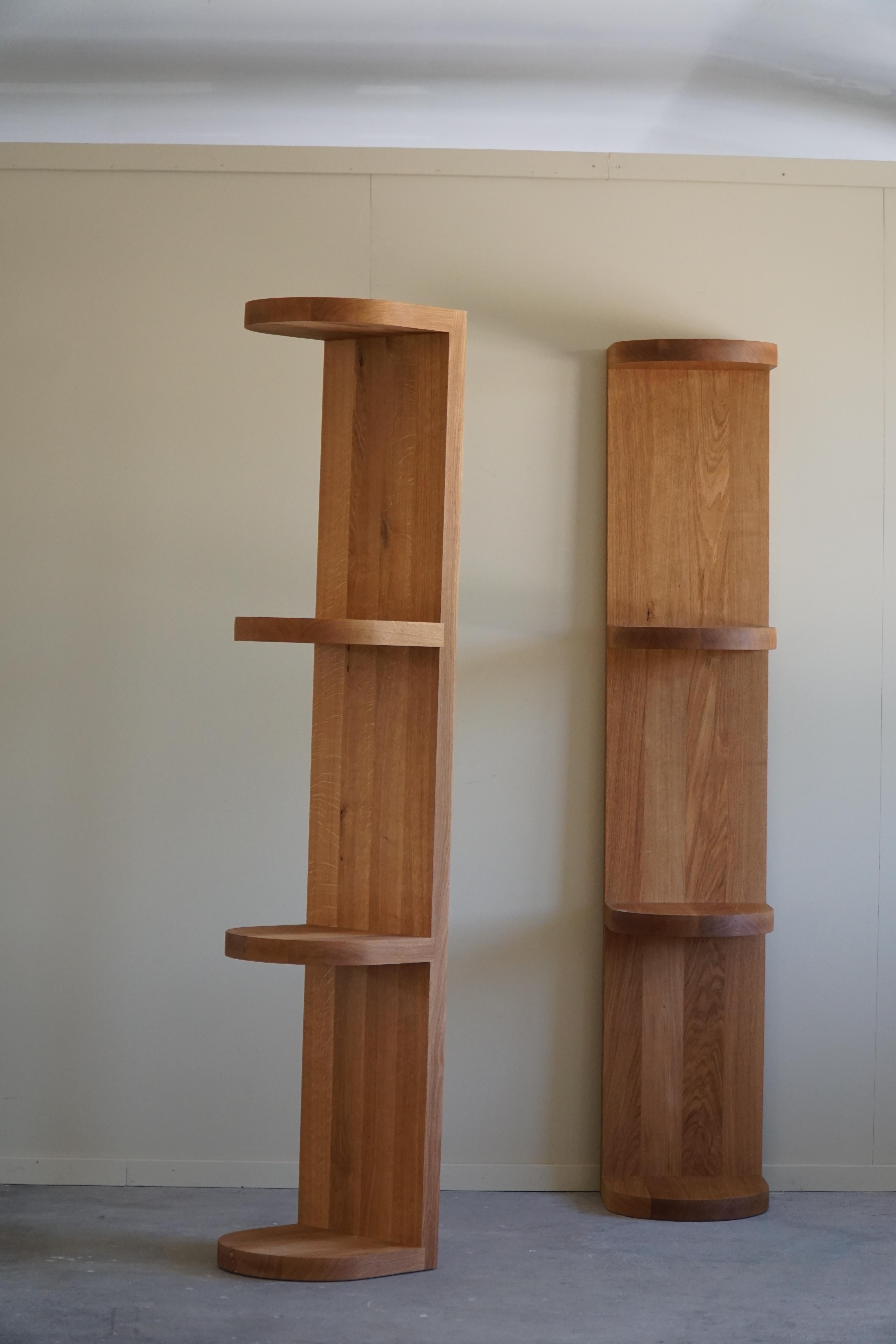 Scandinavian Modern Moonlight Shelf by eliaselias, Made in Oak, Danish Design, 2023 For Sale