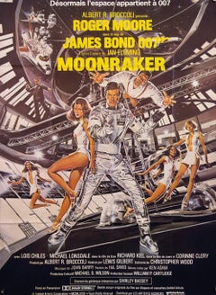 Moonraker (versione francese) – Locandina originale di Daniel Goozee, 1979