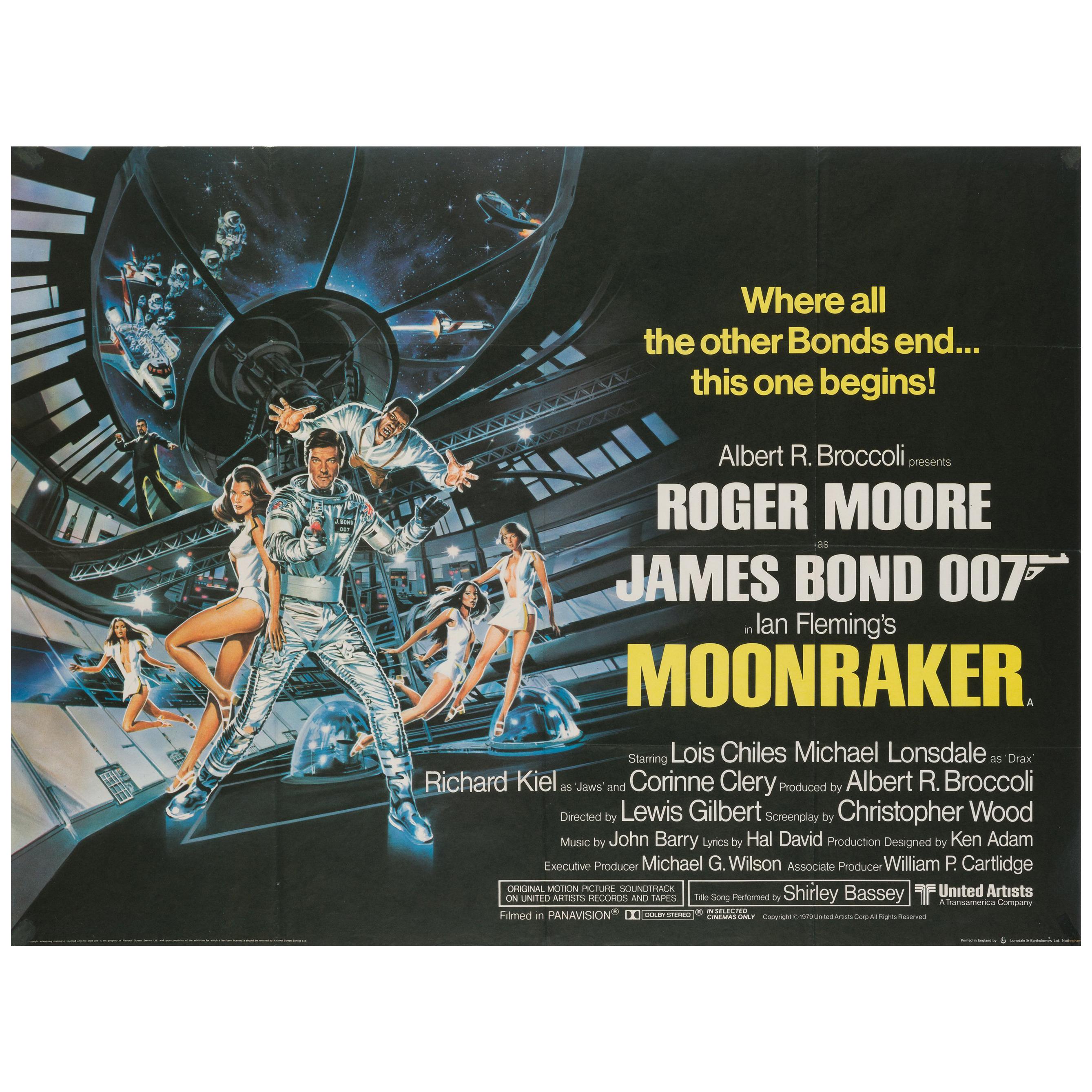 "Moonraker" UK Film Poster, 1979