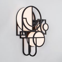 Grande applique Moonrise, noire, par Lara Bohinc