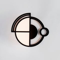 Moonrise Sconce Small, Black by Lara Bohinc