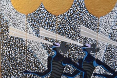 "Moons a Balloon" Painting