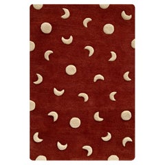 Moons Rug, 3D Hand-Tufted
