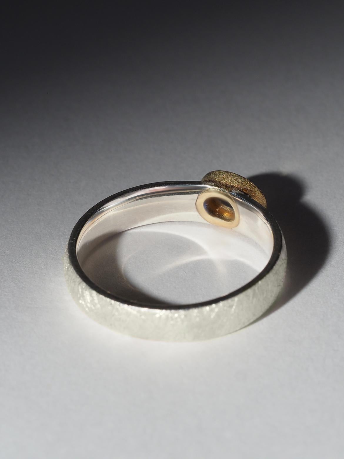 Pietra di luna AAA+ Anello d'argento Pietra di luna naturale di alta qualità regalo per la moglie in vendita 3