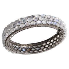 Pulsera de Piedra Lunar y Diamantes