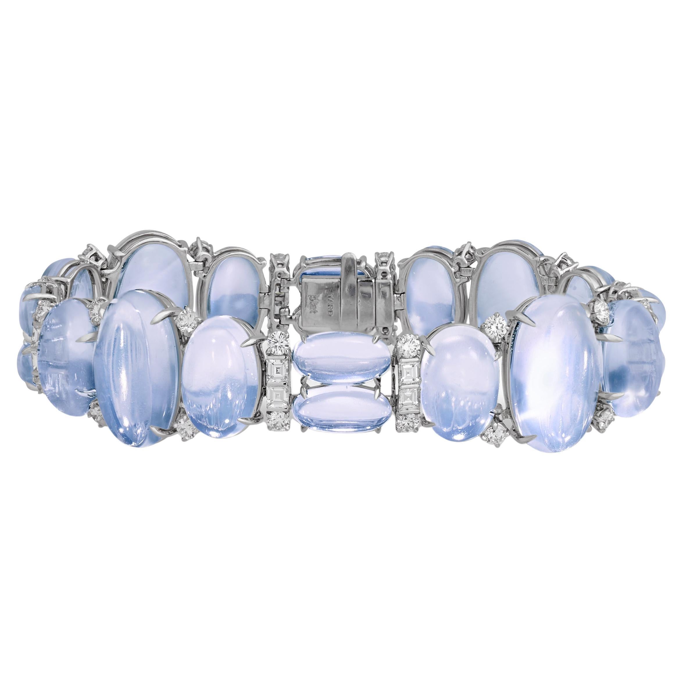 Moonstone Bracelet by Raymond Yard, 65.02 Carats