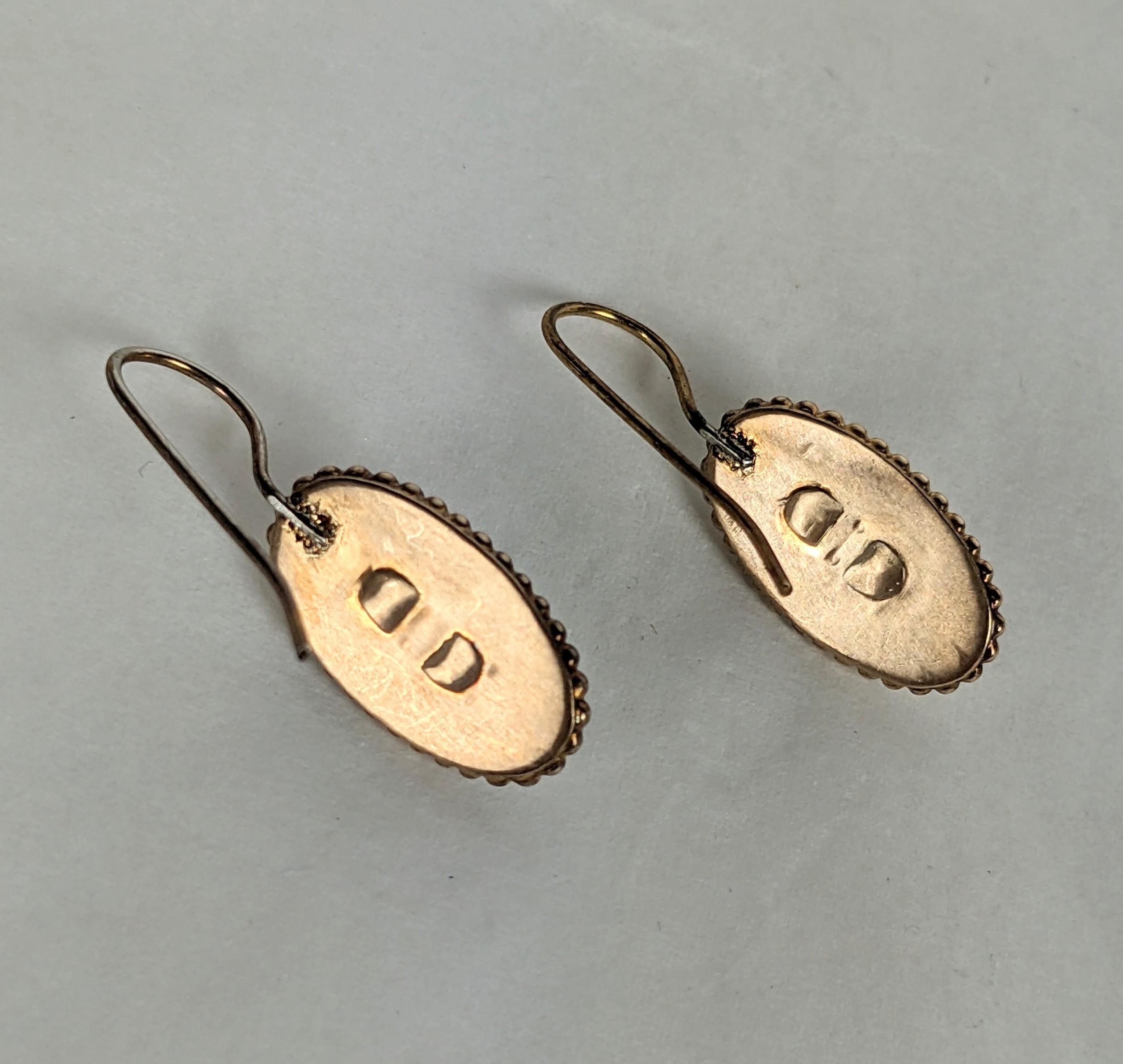 da uomo o donna Orecchini ovali con cabochon di pietra di luna in vendita
