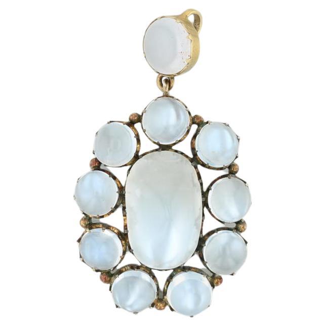 Moonstone Chalcedony Pendant 14k Yellow Gold Statement Drop Nordstrom For Sale