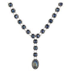 Moonstone Lavalier Necklace by Zoltan David