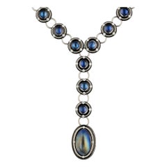 Moonstone Lavalier Necklace by Zoltan David