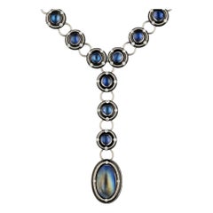 Moonstone Lavalier Necklace by Zoltan David