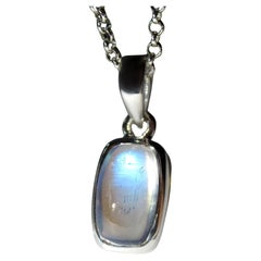 Moonstone necklace silver