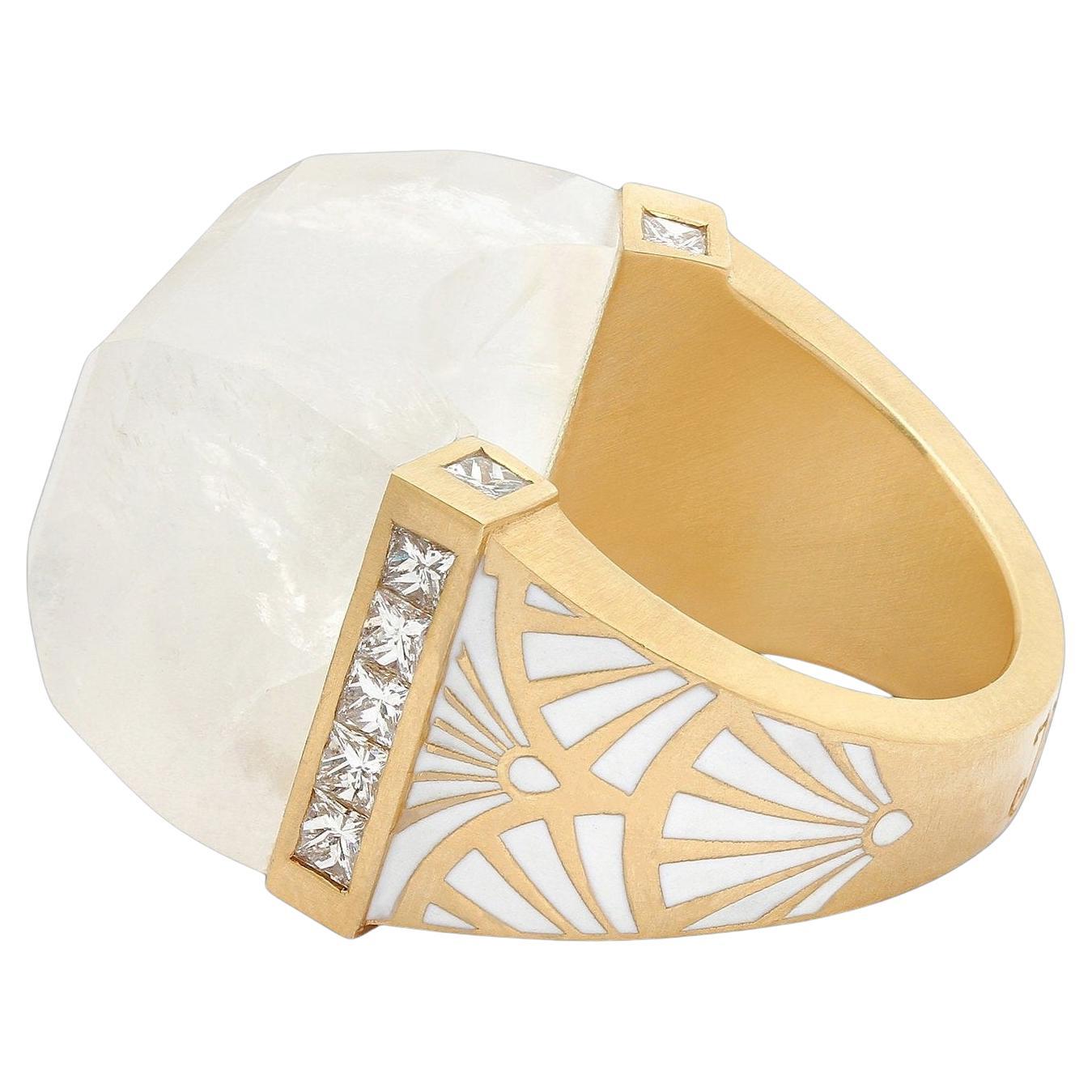 Moonstone Neverending RIng For Sale