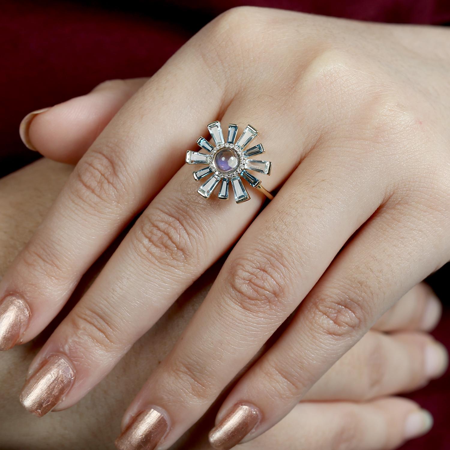 18KT:4.704g, D:0.08ct, Luna:1.21ct, Topa:2.26ct,
